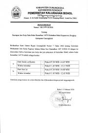 Penguman Jam Kerja Pada Bulan Ramadhan 1447H